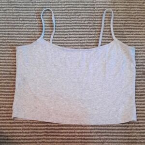 Gray Women's Spaghetti Strap Top